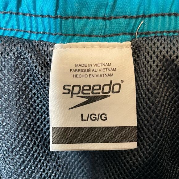 SPEEDO Marina Volley Quick-drying Swim Shorts Large Gray Mens - Picture 3 of 5